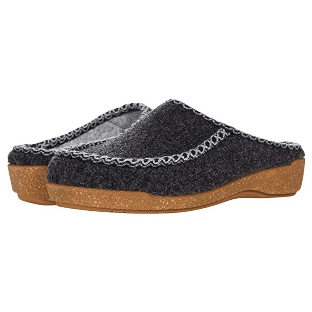 Taos Woolma Clog Women's US 5 Black Moc Toe Comfort Slip-On Slipper JOBB1449